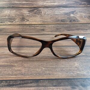 Ray-Ban RB4078 642 Tortoise Shell Rectangular Eyeglass Frames Made in Italy